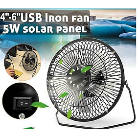 Mua 【Có hàng sẵn】4Inches/6Inches USB Quạt mini lồng sắt sử dụng cổng USB đường kính