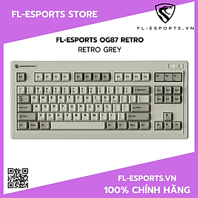 Mua Bàn phím FL-Esports OG87 Retro | 3 Mode | Hàng chính hãng
