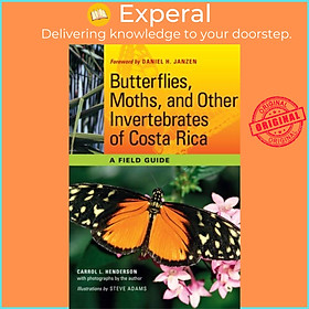 Hình ảnh Sách - Butterflies, Moths, and Other Invertebrates of Costa Rica - A Field Guide by Steve Adams (UK edition, paperback)