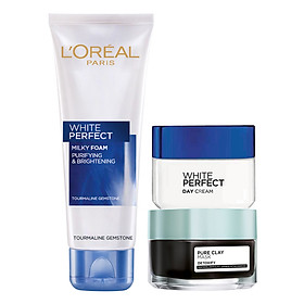 Bộ Thanh Lọc, Dưỡng Trắng Đều Màu Da L'oreal