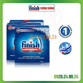 4kg Muối rửa chén bát Finish - Hộp 4kg - Dùng cho máy rửa bát