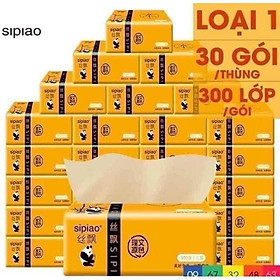 Mua THÙNG 30 GÓI GIẤY ĂN GẤU TRÚC SIPIAO HỘP ĐỎ
