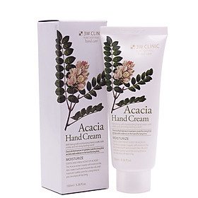 Kem dưỡng da tay tinh chất thảo mộc hương tự nhiên 3w Clinic Acacia Hand Cream (100ml) – Hàng chính hãng