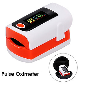 Fingertip Pulse Oximeter Blood Oxygen Saturation Pulse Intensity Monitor SpO2 Monitor LED Color Display Pulse Rate