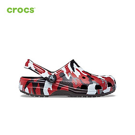 Giày lười nam Crocs Classic Clog U Printed Camo Blk/Red - 206454-063