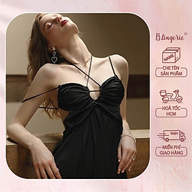 Váy Ngủ Đan Dây Chéo Gợi Cảm  - B.Lingerie