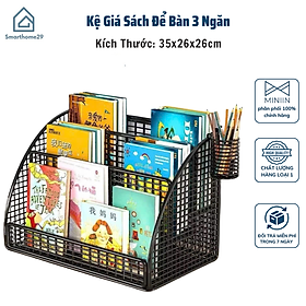 Mua Kệ Giá Sách Để Bàn 3 Ngăn – Dụng Cụ Để Đồ Tiện Lợi  Tổ Chức Bàn Làm Việc Gọn Gàng - HÀNG CHÍNH HÃNG MINIIN