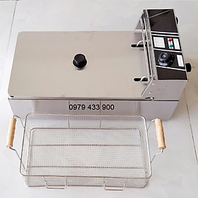 Mua Bếp Chiên Nhúng ETon 1 Khay 12 Lít. Giá Nhúng Lớn Chất liệu Inox 304 Công Suất 3500W