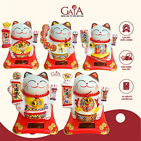 Mua Mèo thần tài năng lượng mặt trời để bàn trang trí