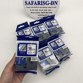 Mua  Combo 02 nhãn in TZ2-241 tiêu chuẩn - Chữ đen trên nền trắng 18mm - Hàng nhập khẩu