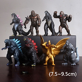 Bộ 08 Mô Hình Godzilla vs Kong Trong Godzilla King of The Monsters 3 - mẫu 4