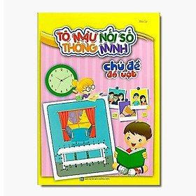 Sách - Tô Màu Nối Số Thông Minh Chủ Đề Đồ Vật