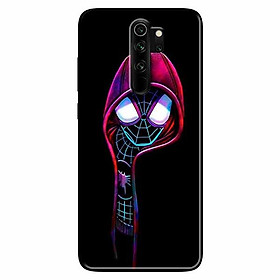 Ốp lưng in cho Xiaomi Redmi Note 8 Pro Nhện Đen