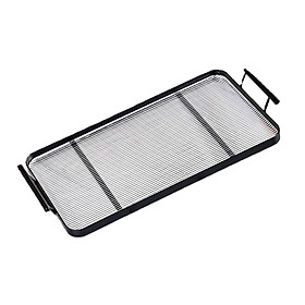 Decorative Tray with Handle Rectangle Portable for Ottoman Breakfast