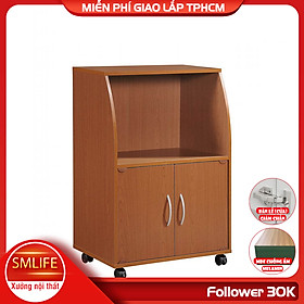 Tủ phòng ăn gỗ hiện đại SMLIFE Donoussa  | Gỗ MDF dày 17mm chống ẩm | D55xR38xC81cm