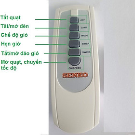 Hình ảnh Remote quạt Senko - Hàng chính hãng -   Dùng cho quạt Senko các mã:  TR1628; TR1428; DR1608; TR828, TR1683