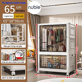 Mua Tủ Nhựa Gấp Gọn Cao Cấp Nhiều Ngắn- Gấp Đựng Đồ Quần Áo Thông Minh Tiết Kiệm Không Gian  Tháo Lắp Dễ Dàng
