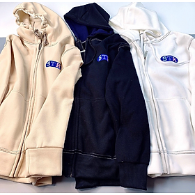 Áo Khoác Hoodie Nỉ Bông Zip STR Form Rộng Uniex Nam Nữ Ulzzang, Áo Khoác hoodie nỉ Nam Nữ, Áo Hoodie full zipper Form Rộng 3 màu thêu chữ STR( NÓN 2 LỚP ) dưới 70kg, áo khoác nỉ chân cua