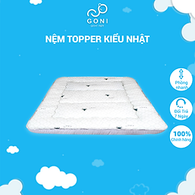 Mua Topper Nệm Bông GONI Kiểu Nhật Phong Cách Tối Giản Êm Ái Gọn Nhẹ