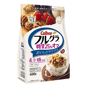 Ngũ Cốc Và Trái Cây Ăn Liền Calbee Sugar Off 600g