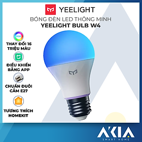  Bóng đèn Led thông minh Xiaomi Yeelight Bulb W3 đui xoắn E27 (RGB 16 triệu màu) - tích hợp Razer Chroma