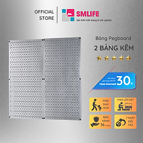 Mua Bộ 2 Tấm Bảng Treo Dụng Cụ Pegboard Đứng GALVANIZED 80x40cm Lưu Trữ Trưng Bày Dụng Cụ Sửa Chữa Thông Minh Dễ Tìm Kiếm