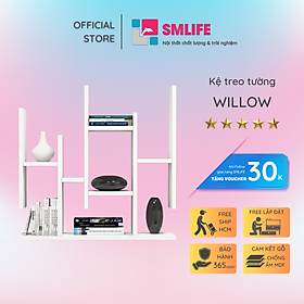 Mua Kệ trang trí gỗ thiết kế mới lạ SMLIFE Willow