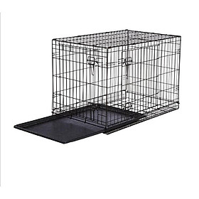 Lồng Chó Mèo Sơn Tĩnh Điện Gấp Gọn 3 Kích Cỡ Nhiều Màu Sắc