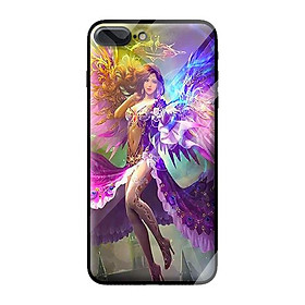 Ốp lưng kính cường lực cho iPhone 7 Plus Girl 215 - Hàng chính hãng