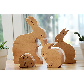 Đồ trang trí Gia đình Thỏ