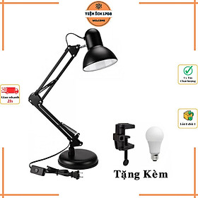 Đèn Pixar, Đèn Bàn Chống Cận Thị, Đèn Đọc Sách LED, Đèn Làm Việc Bảo Vệ Mắt - Đen