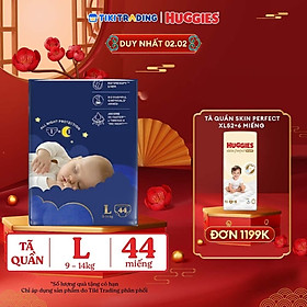 Tã quần Huggies Naturemade ban đêm L 44 miếng