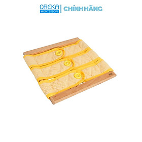 Đồ chơi trẻ em Oreka Montessori Khung vải Sơ sinh & Tập đi Cúc cài