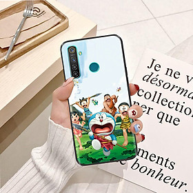 Ốp lưng điện thoại Realme 5 Pro viền silicon dẻo TPU  hình Doremon Phiêu Lưu