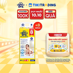 Tã quần UniDry Siêu khô thoáng gói Jumbo mới size M