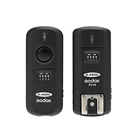 Godox Fc-16 2.4Ghz 16 Channels Wireless Remote Flash Studio Strobe Trigger Shutter For Canon 5D 6D 7D 5D Mark Iii 60D - Black
