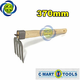 Mua Cào 4 răng cán gỗ C-Mart A0694 cán dài 370mm