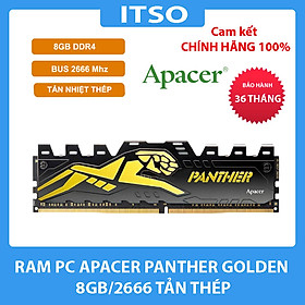 Mua RAM máy tính Apacer DDR4 8GB 2666 OC Panther Golden - Hàng chính hãng