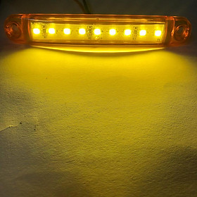 1 Đèn LED 24V 9 Bóng Gắn Bên Hông Xe Hơi Xe Tải Chuyên Dụng
