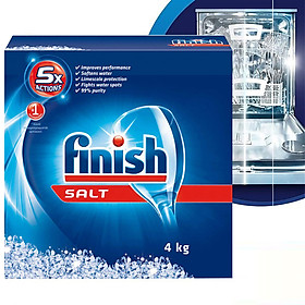 Muối rửa chén Finish Dishwasher Salt 4kg QT017389