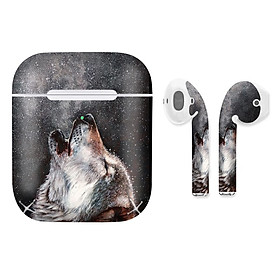 Mua Miếng dán skin chống bẩn cho tai nghe AirPods in hình thiết kế - atk368 (bản không dây 1 và 2)