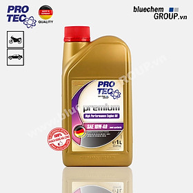 Dầu nhớt bluechem Bán Tổng hợp cao cấp PRO-TEC premium 10W-40 Semi-Synthetic A3/B4-08