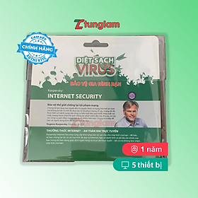 Mua KEY Kaspersky internet security 5 thiết bị - Hàng chính hãng (full VAT)