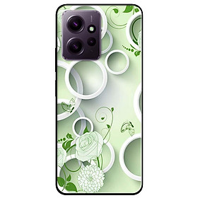 Ốp lưng dành cho Redmi Note 12 - Redmi Note 12 Pro - Redmi Note 12 Pro 5G - Hoa Hồng Hoa Văn - Hàng Chính Hãng