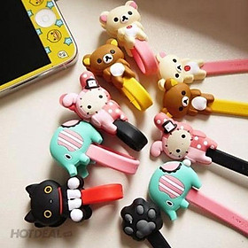 Mua combo 3 Kẹp chống rối dây sạc tai nghe hình thú