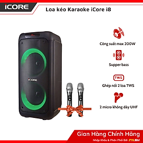 Mua Bộ Loa Mic Karaoke Bluetooth iCore i8 - Hàng chính hãng