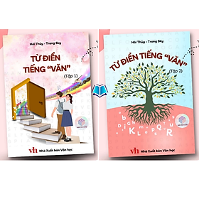 Combo sách Từ điển tiếng Văn tập 1 và tập 2 (Rubik Văn Chương)