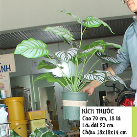 Mua Hoa lá giả trang trí để bàn  phòng khách decor  tiệc  quán  nhà hàng
