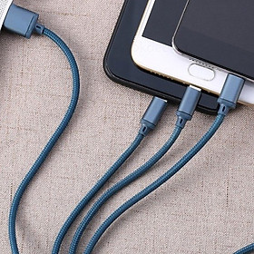 Mua Cáp sạc dây dù 3in1 Remax RC-131th microUSB + Tặng 5 Dây Quấn Cáp - Chính Hãng