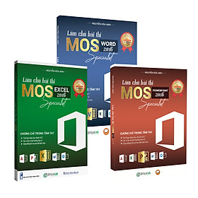 Combo Khóa ôn thi chứng chỉ MOS 3 môn Word, Excel, PowerPoint